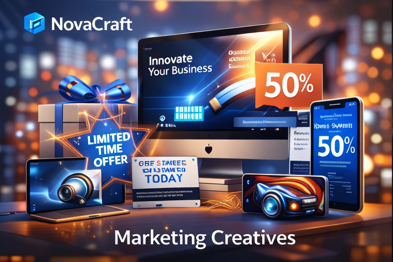 NovaCraft Marketing Creatives